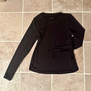 Danskin Classic Black Long Sleeve Top